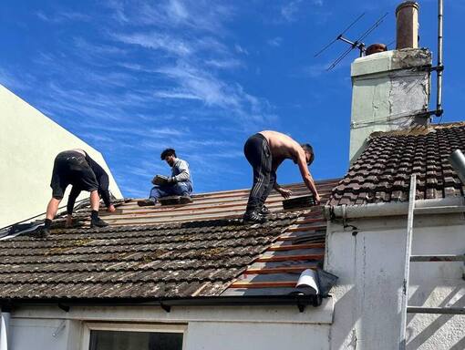 Necton Roofing Services 15 This is a photo of a roof being repaired in Necton. Installation carried out by Necton Roofing Services