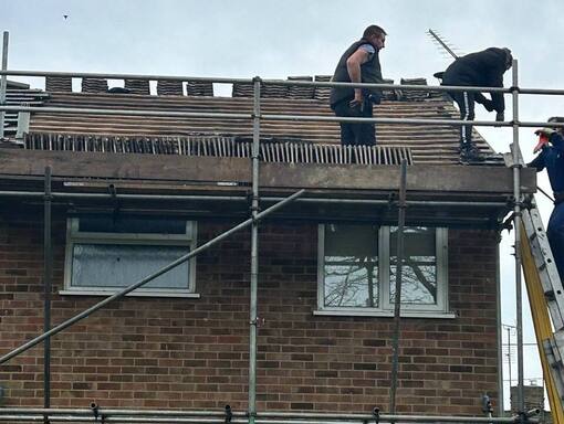 Necton Roofing Services 19 This is a photo of a roof being repaired in Necton. Installation carried out by Necton Roofing Services